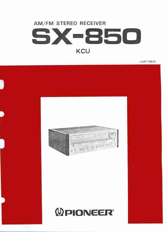 Pioneer Stereo Receiver SX-850-page_pdf